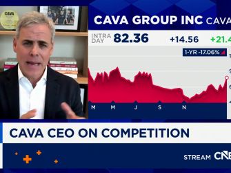 Cava stock jumps 26% after surprise same-store sales growth, driven by menu prices